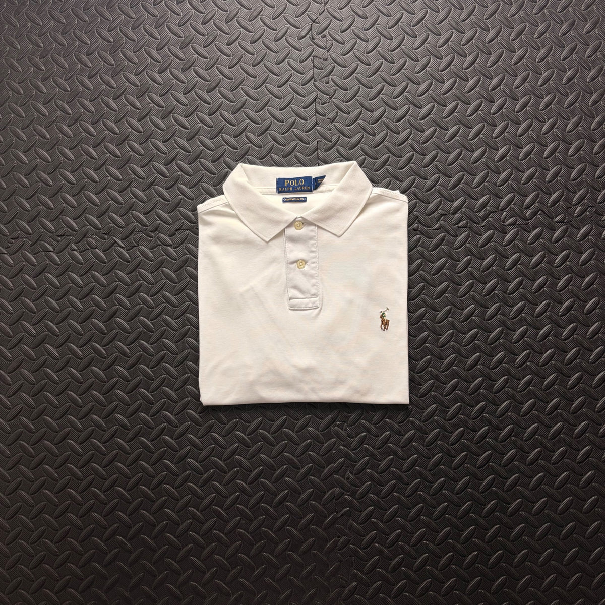 Ralph Lauren White Polo Shirt | Men’s Custom Slim Fit M / 3841