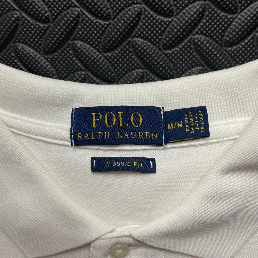 Ralph Lauren White Polo Shirt | Men’s Classic Fit M / 3645