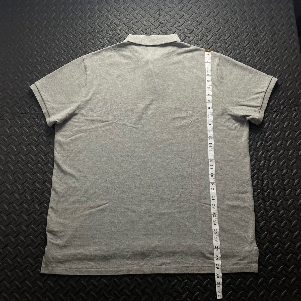 Ralph Lauren Grey Polo Shirt | Men’s Custom Slim Fit XXL / 3748