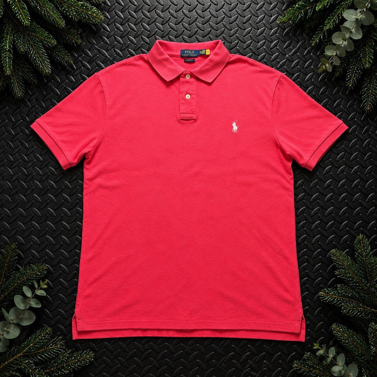 Ralph Lauren Pink Polo Shirt | Men’s Classic Fit XXL / 3866