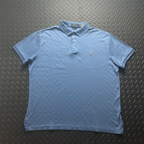 Ralph Lauren Blue Polo Shirt | Men’s Custom Slim Fit L / 3402