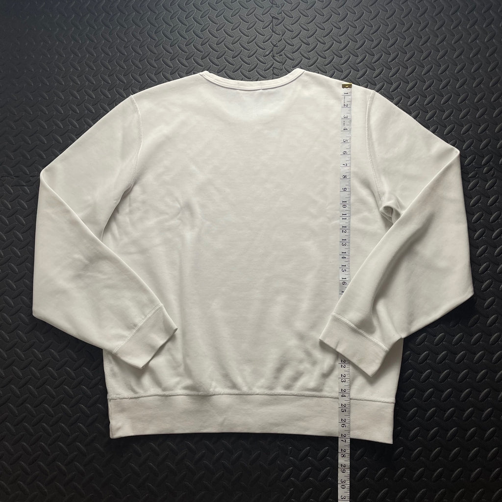 Ralph Lauren White Crewneck Sweatshirt | Men’s Classic Fit L / 368£