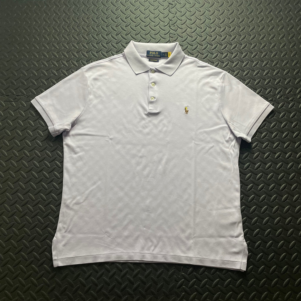 Ralph Lauren Lilac Polo Shirt | Men’s Custom Slim Fit M / 3630