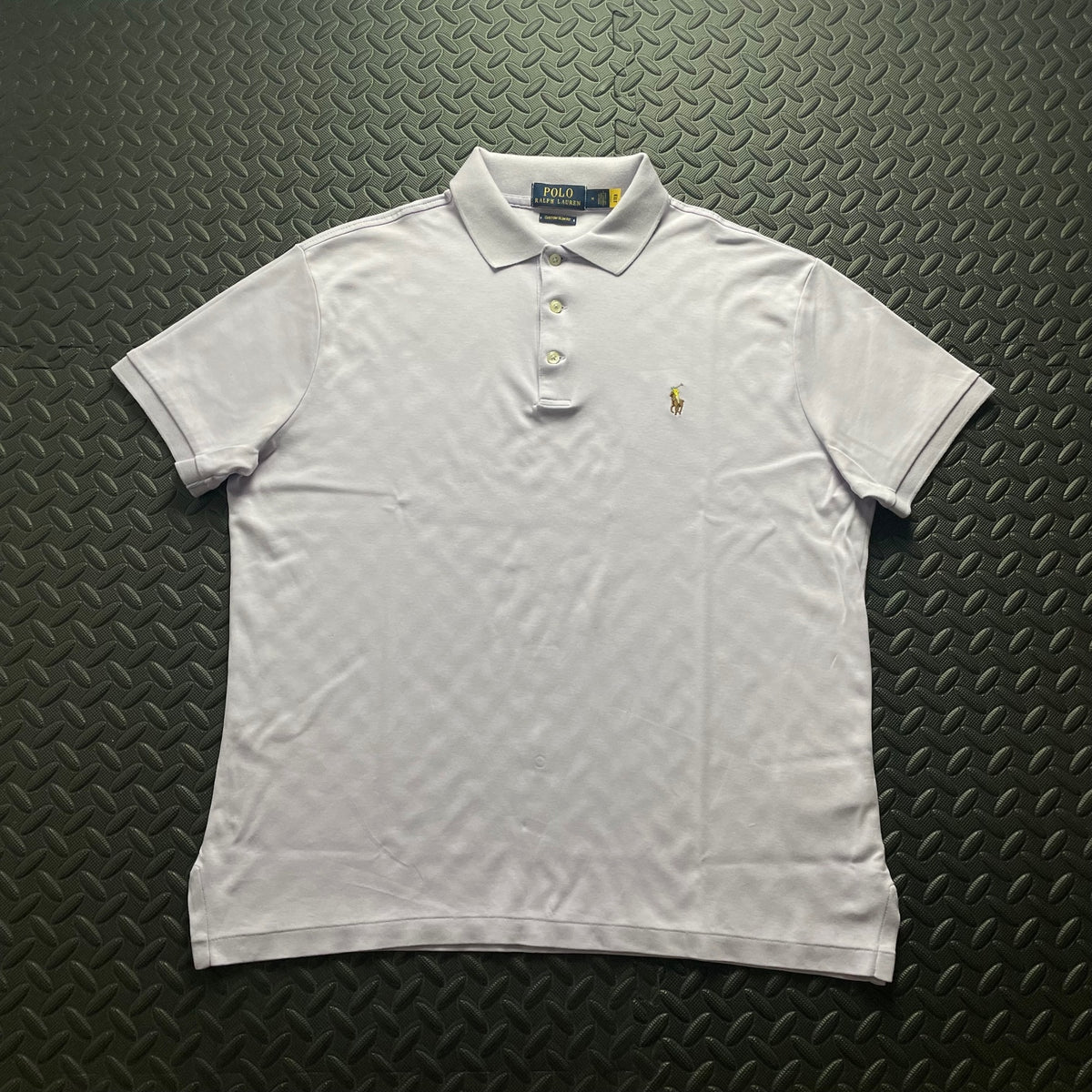 Ralph Lauren Lilac Polo Shirt | Men’s Custom Slim Fit M / 3630