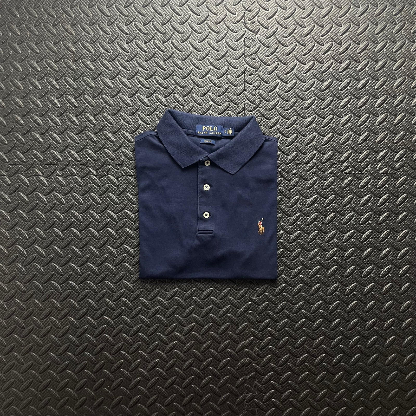 Ralph Lauren Navy Polo Shirt | Men’s Slim Fit S / 3422
