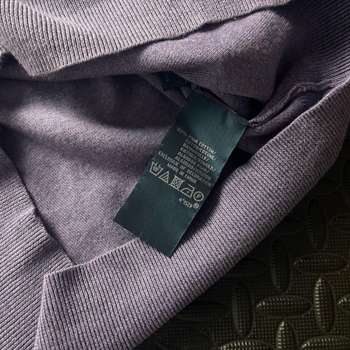 Ralph Lauren Purple V-Neck Jumper | Men’s Classic Fit M / 3785