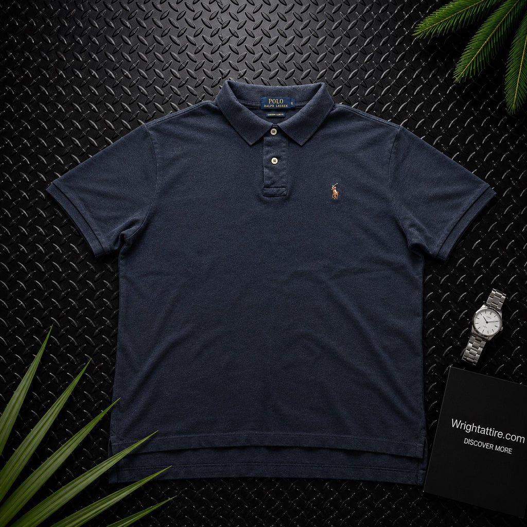 Ralph Lauren Navy Polo Shirt | Men’s Classic Fit L / 3424