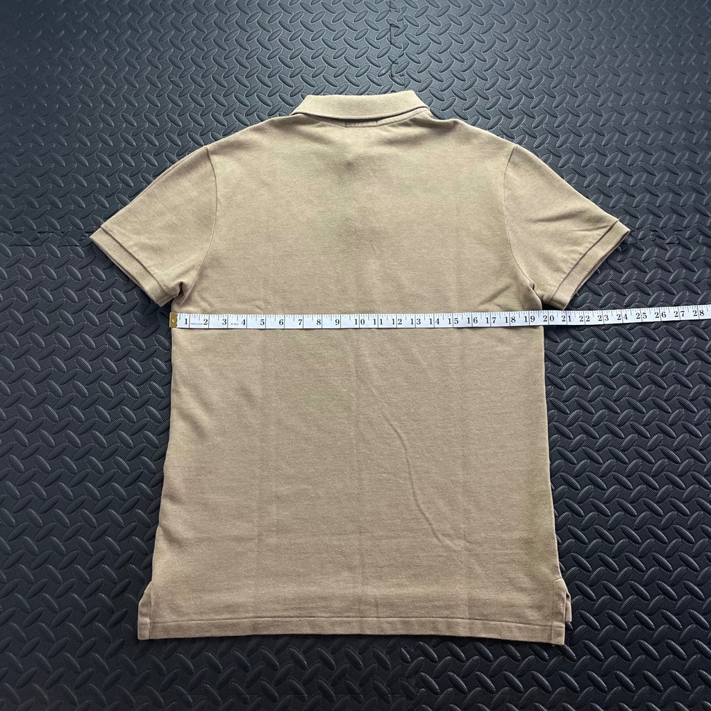 Ralph Lauren Beige Polo Shirt | Men’s Custom Slim Fit M / 2947