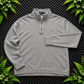 Ralph Lauren Grey 1/4 Zip Jumper | Mens Classic Fit XL / 3737