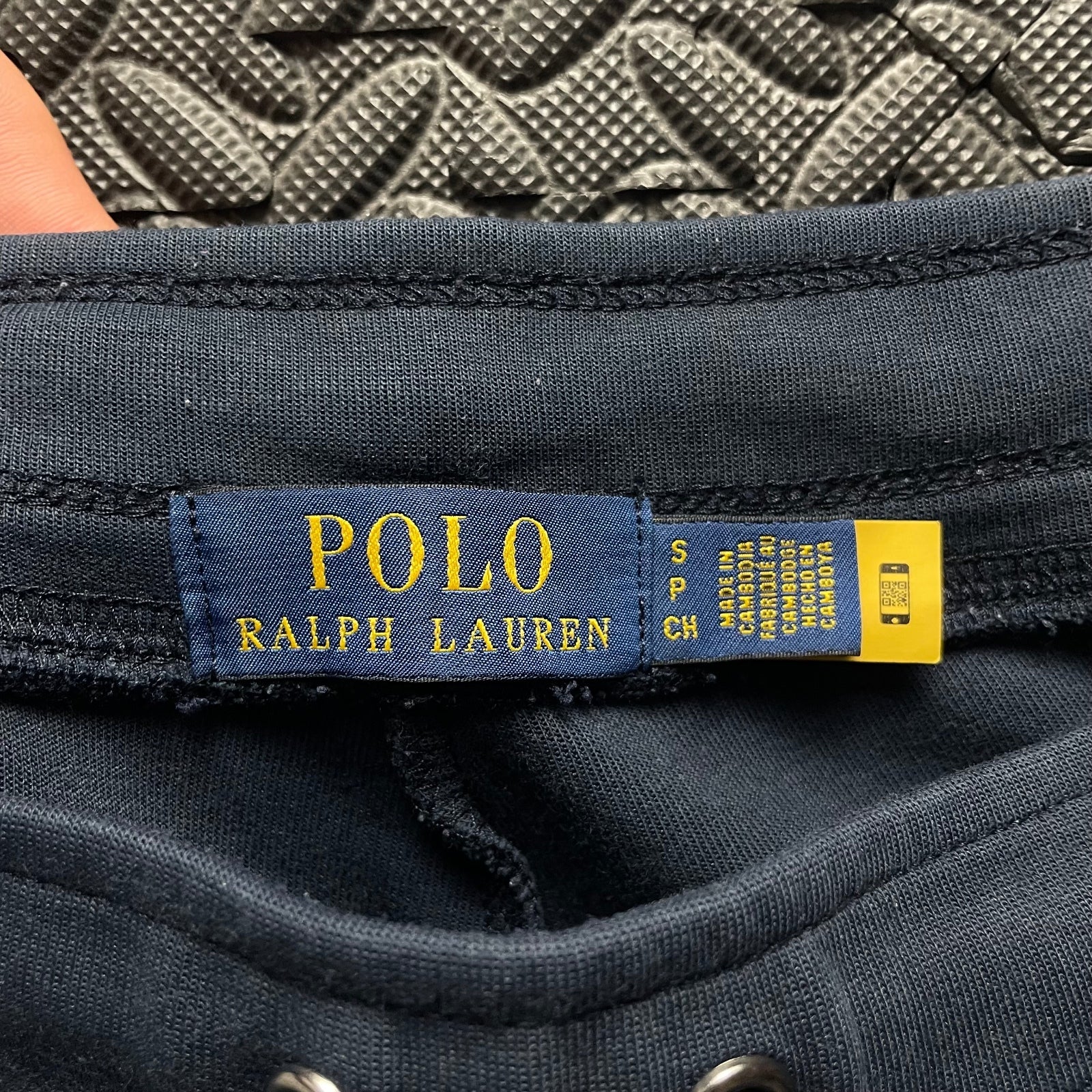 Ralph Lauren Navy Shorts | Men’s S | Double Knit Jogger