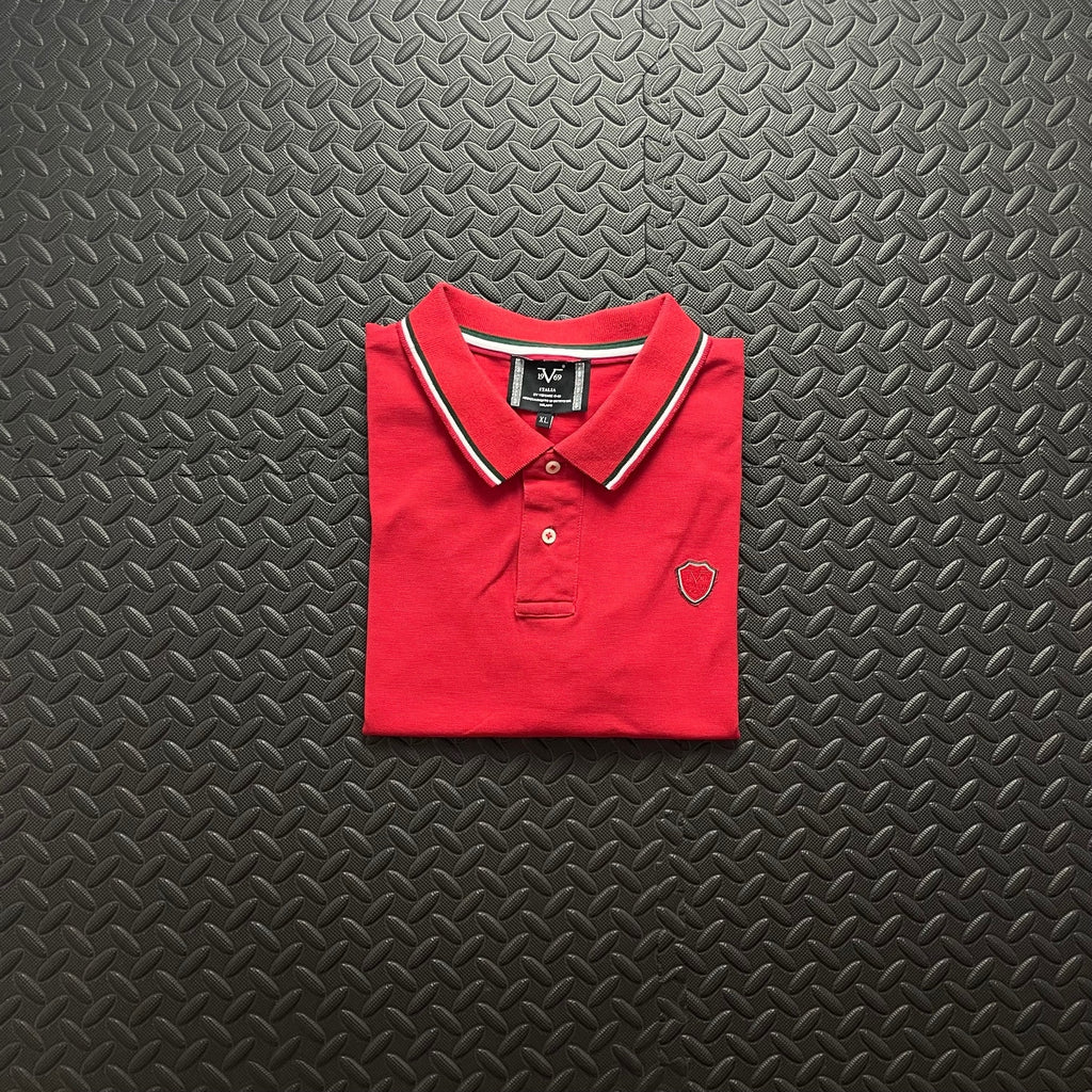 Versace Red Polo Shirt | Men’s XL / 3461
