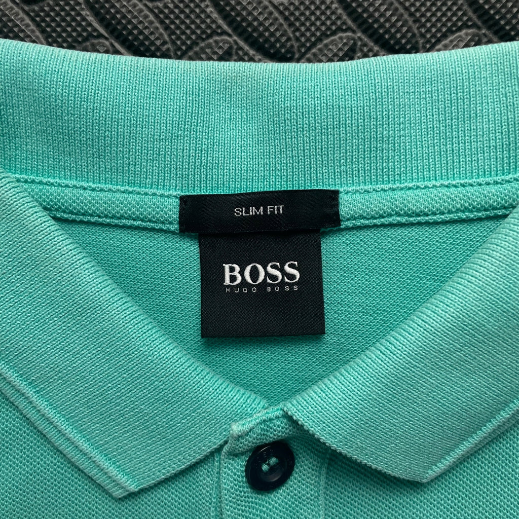 Hugo Boss Green Polo Shirt | Men’s Slim Fit L / 3409