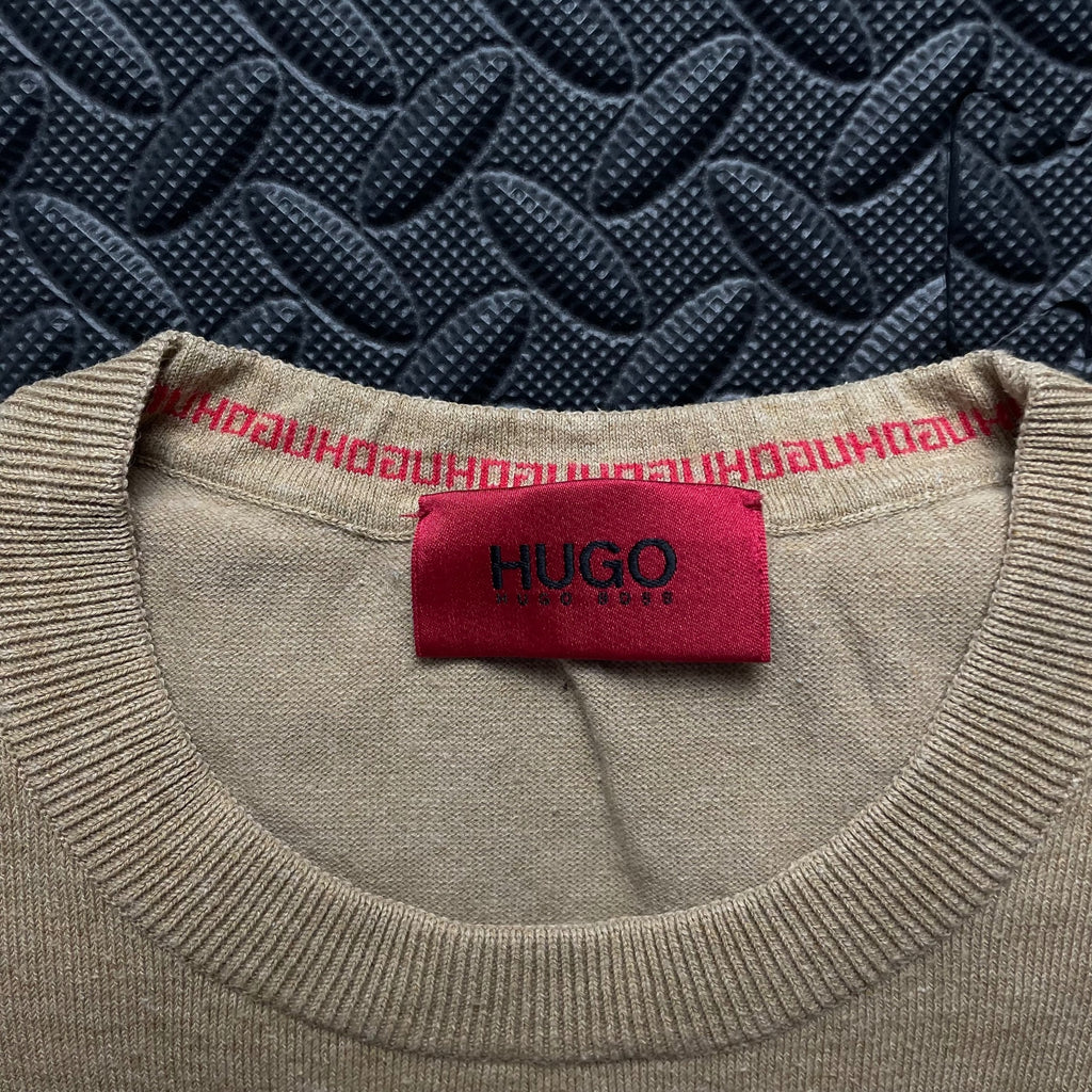 Hugo Boss Beige Crewneck Jumper | Men’s M / 3690