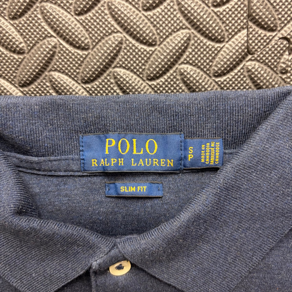 Ralph Lauren Navy Polo Shirt | Men’s Slim Fit S / 3804