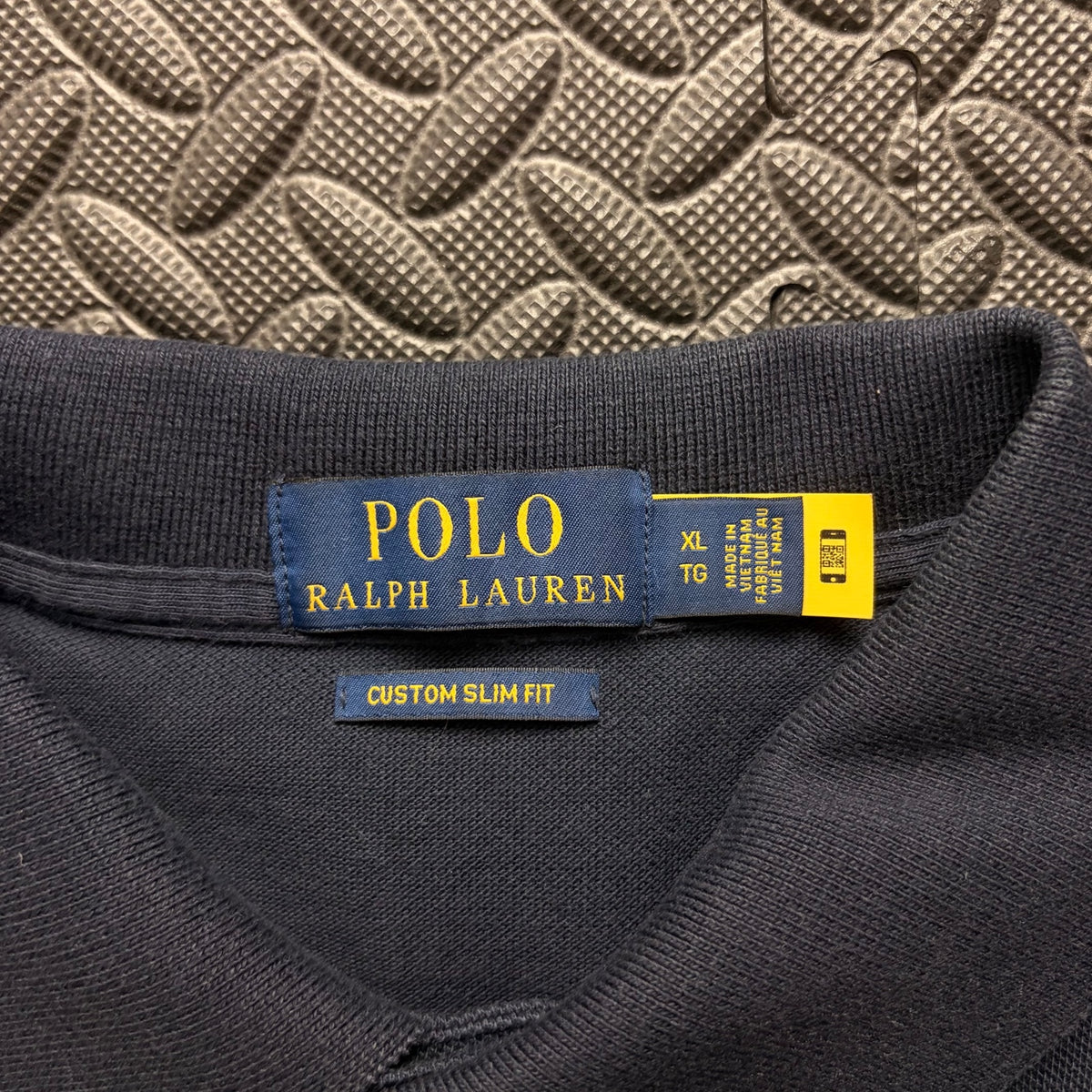 Ralph Lauren Navy Polo Shirt | Men’s Custom Slim Fit XL / 3812