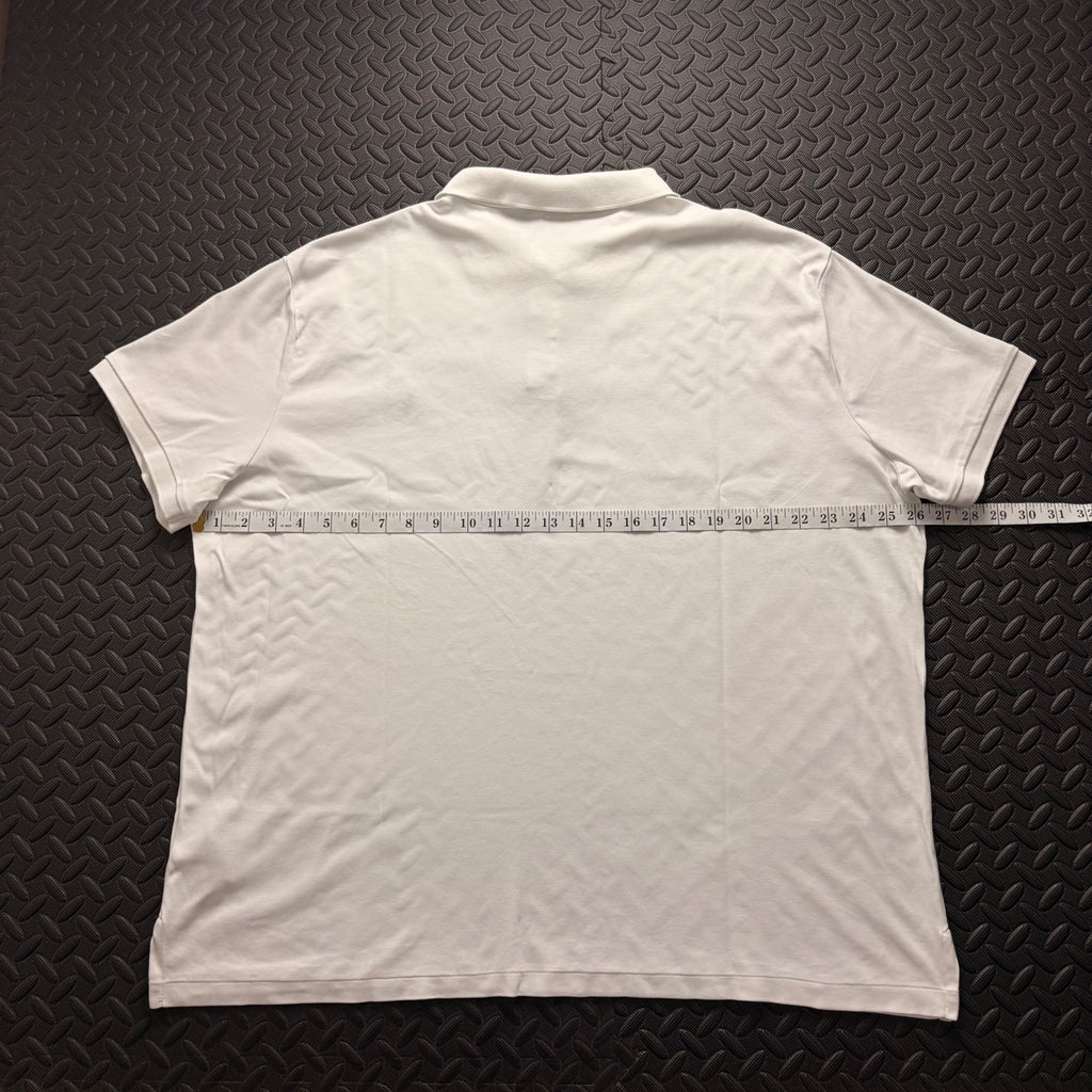 Ralph Lauren White Polo Shirt | Men’s Custom Slim Fit XXL / 3819
