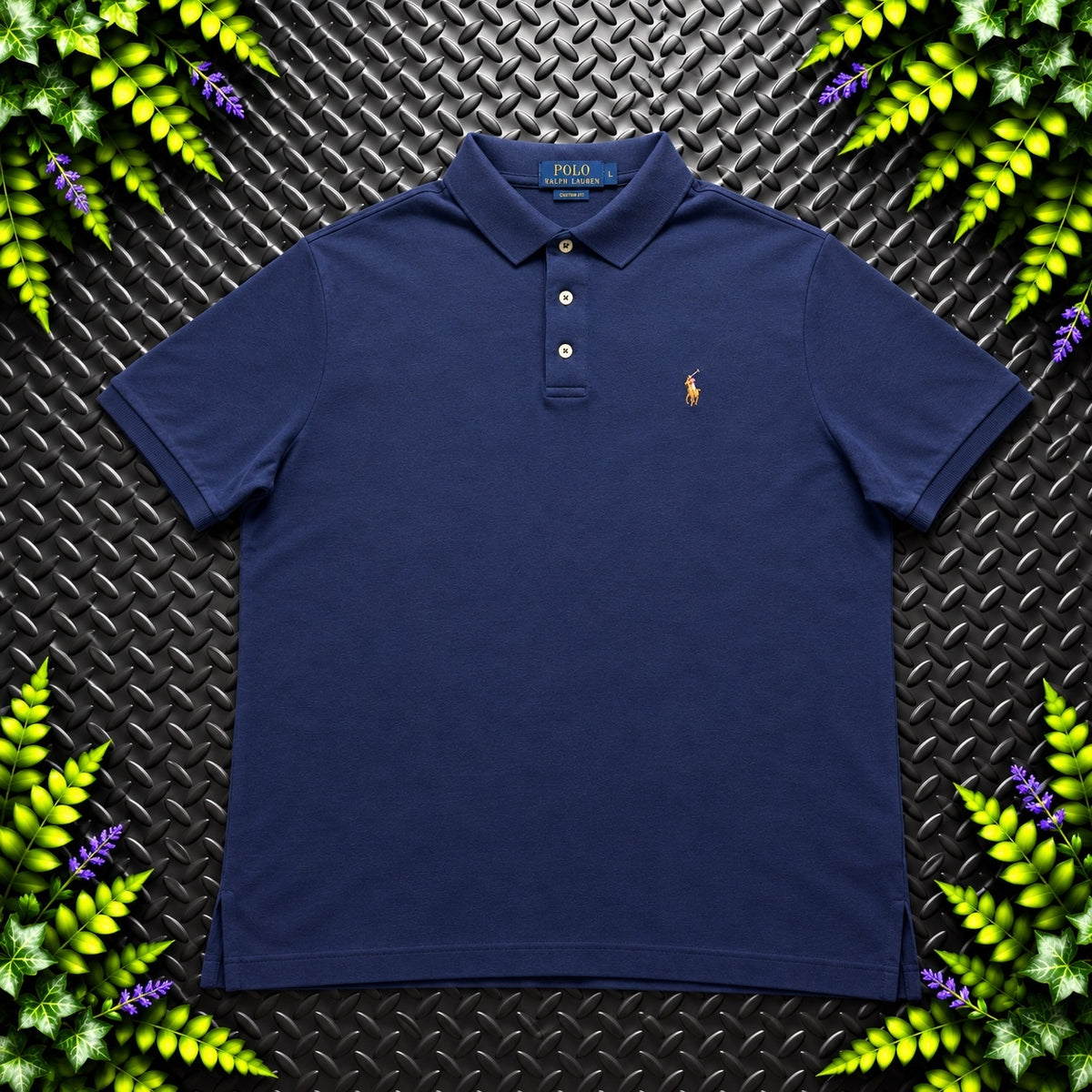 Ralph Lauren Navy Polo Shirt | Men’s Classic Fit L / 3848