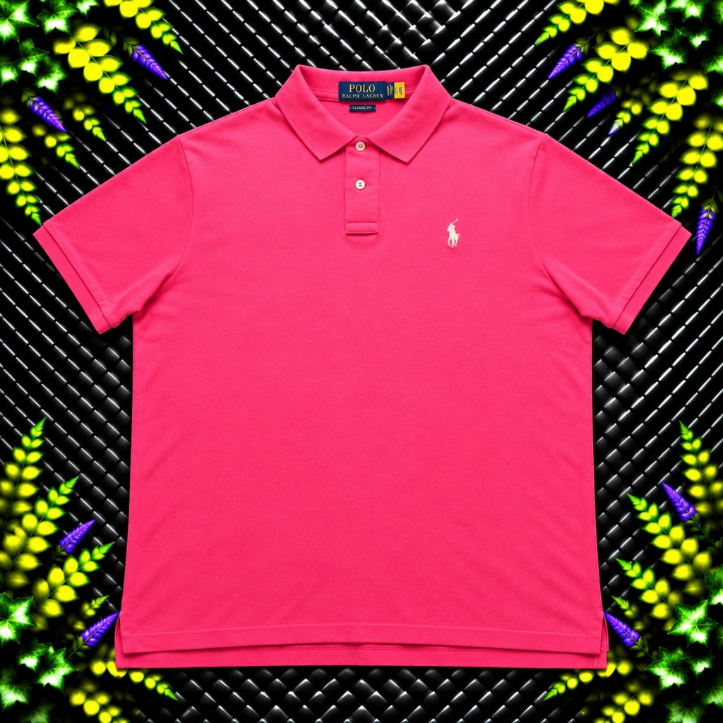 Ralph Lauren Pink Polo Shirt | Men’s Classic Fit XL / 3817