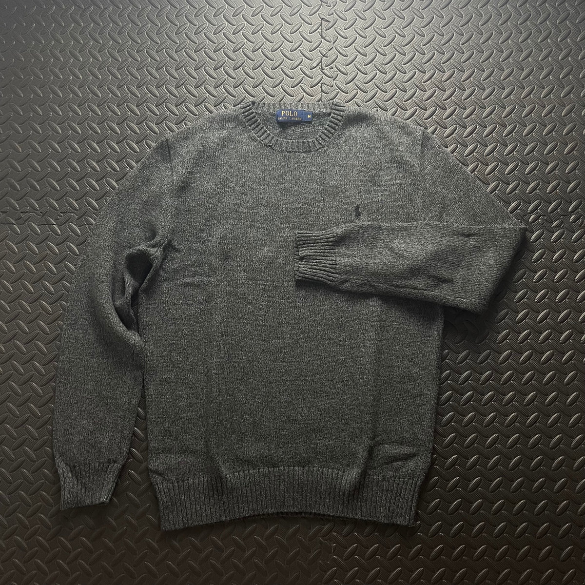 Ralph Lauren Grey Crewneck Jumper | Men’s Classic Fit M / 3682