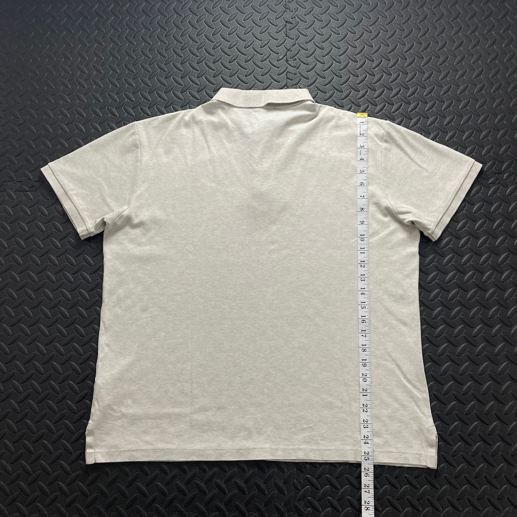Ralph Lauren Cream Polo Shirt | Men’s Slim Fit XL / 3720
