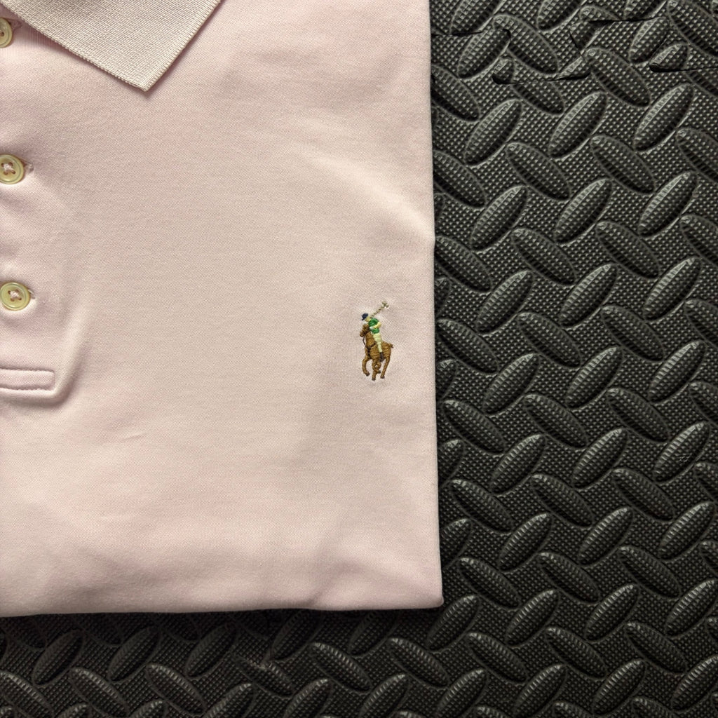 Ralph Lauren Pink Polo Shirt | Men’s Slim Fit XXL / 3820