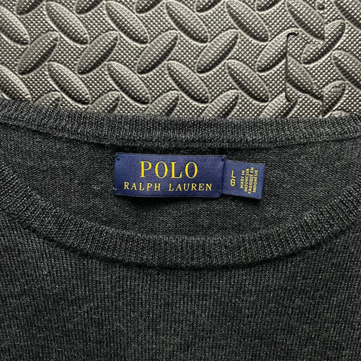 Ralph Lauren Grey Crewneck Jumper | Men’s Classic Fit L / 3777