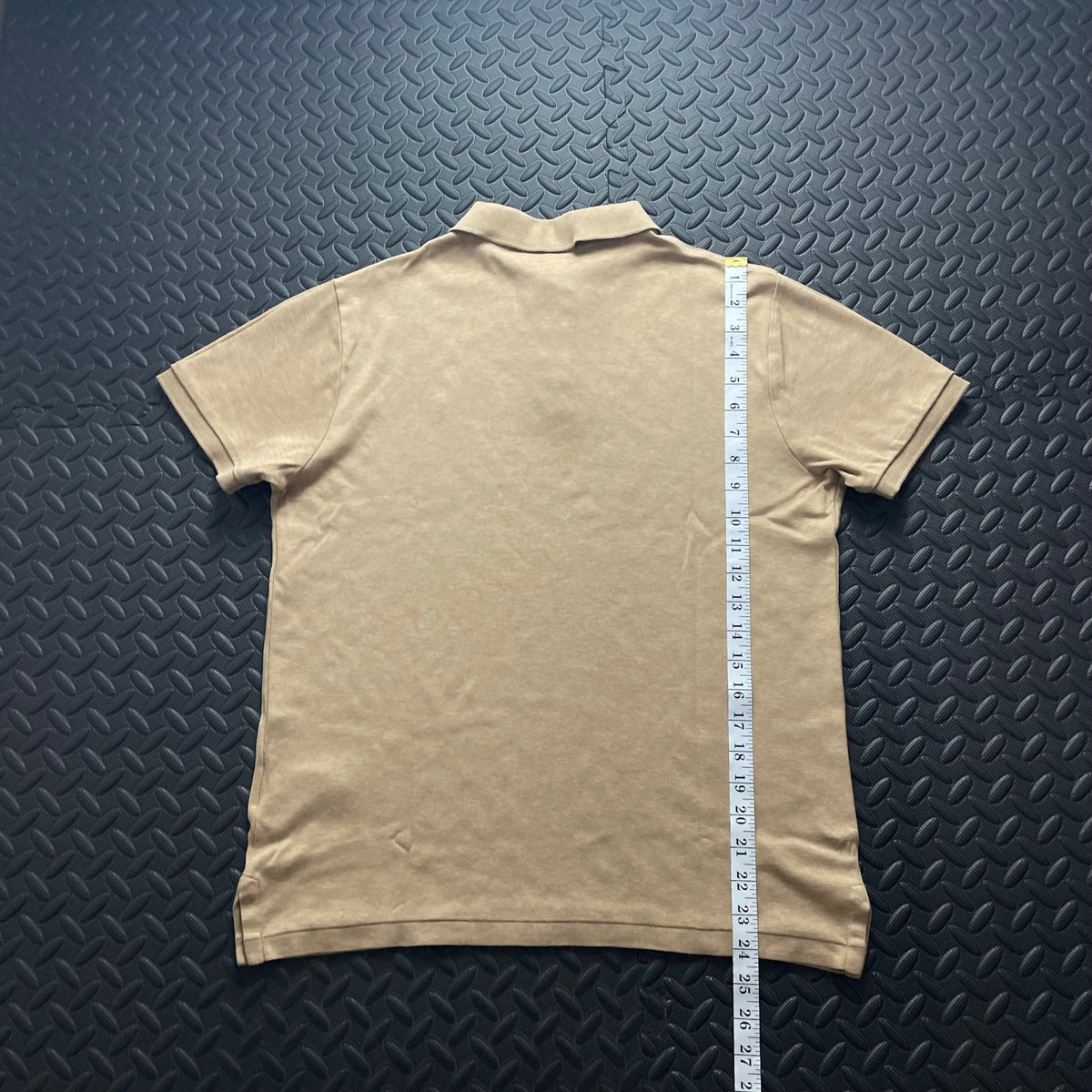 Ralph Lauren Beige Polo Shirt | Men’s Custom Slim Fit M / 3652