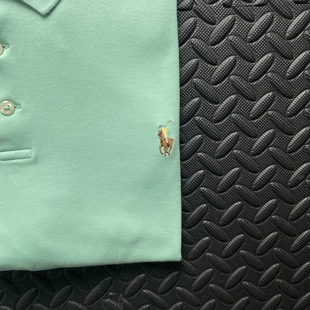 Ralph Lauren Mint Green Polo Shirt | Men’s Custom Slim Fit XXL / 3794