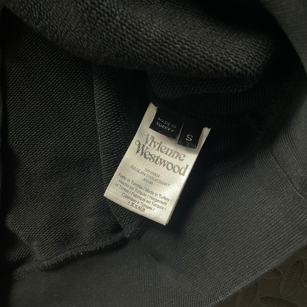 Vivienne Westwood Black Crewneck Sweatshirt | Men’s Slim Fit S / 3688