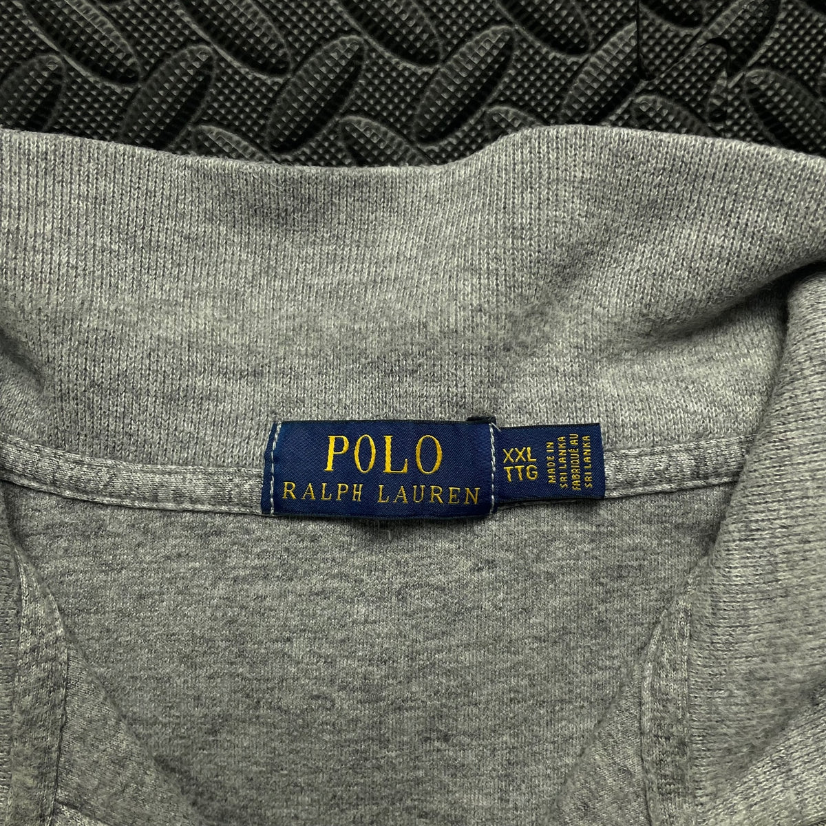 Ralph Lauren Grey 1/4 Zip Polo Shirt | Men’s Classic Fit XXL / 3791
