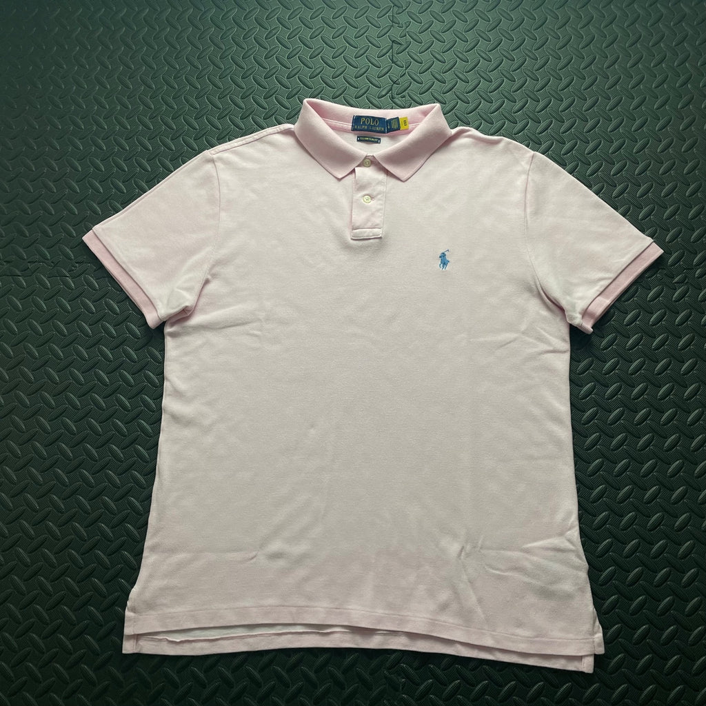 Ralph Lauren Pink Polo Shirt | Men’s Custom Slim Fit L / 3749