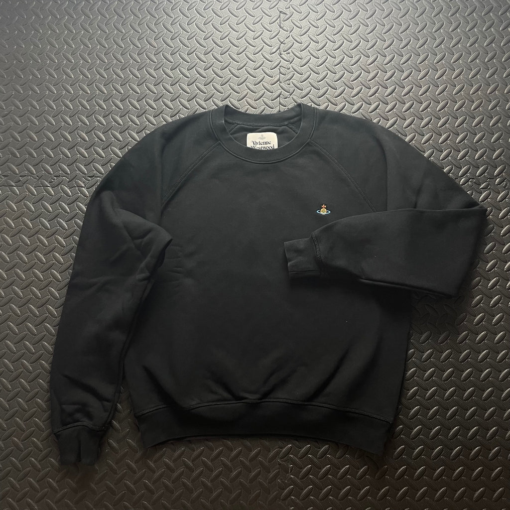Vivienne Westwood Black Crewneck Sweatshirt | Men’s Slim Fit S / 3688