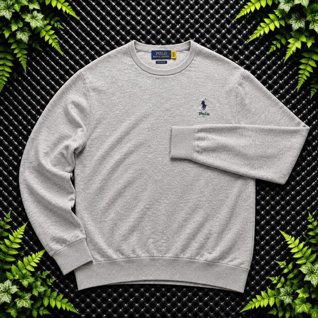 Ralph Lauren Grey Crewneck Jumper | Men’s Classic Fit L / 3780