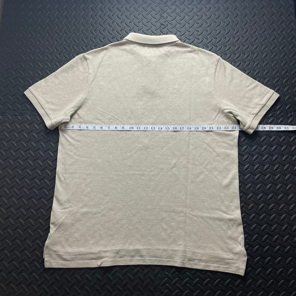 Ralph Lauren Beige Polo Shirt | Men’s Classic Fit XL / 3660