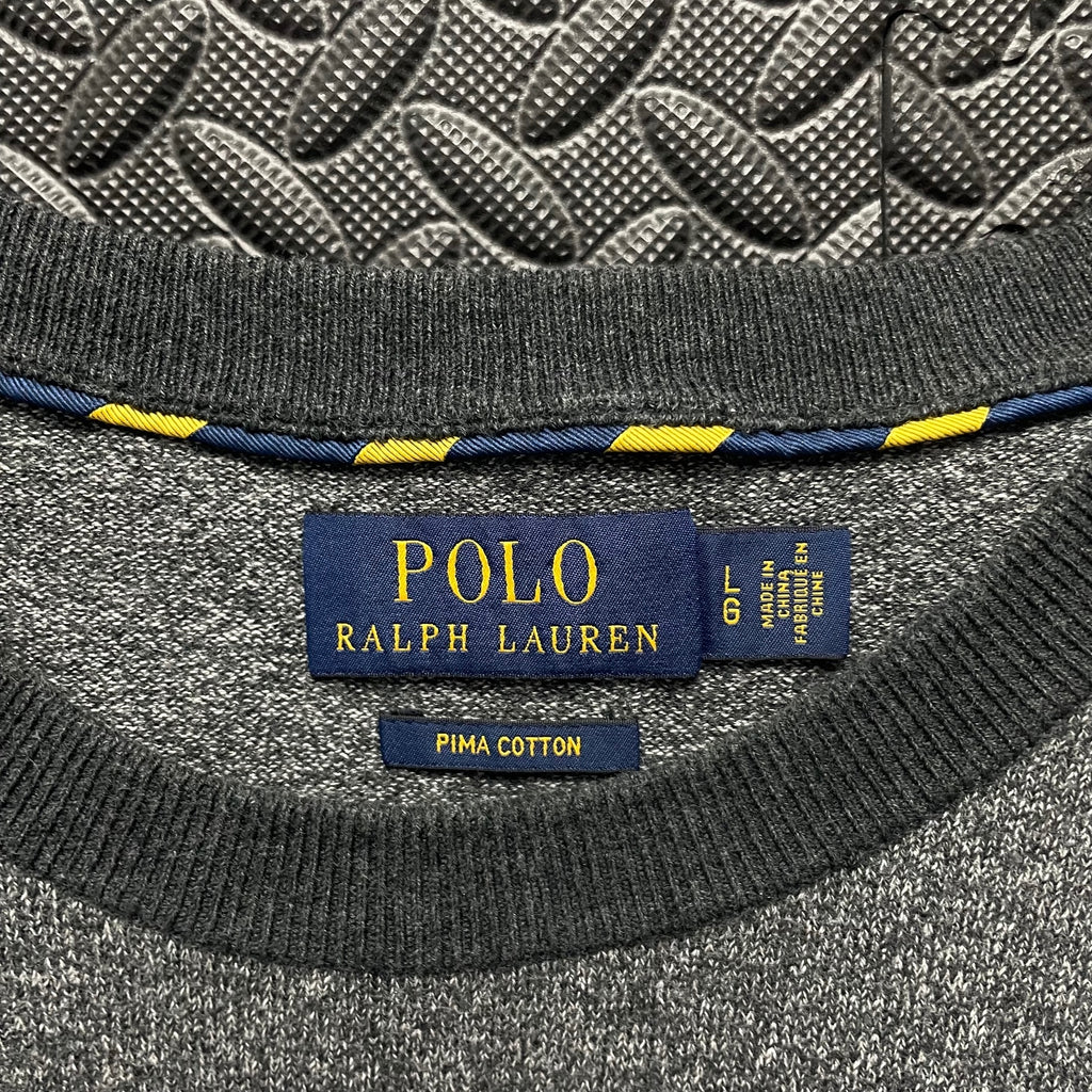 Ralph Lauren Grey Crewneck Jumper | Men’s Classic Fit L / 3776