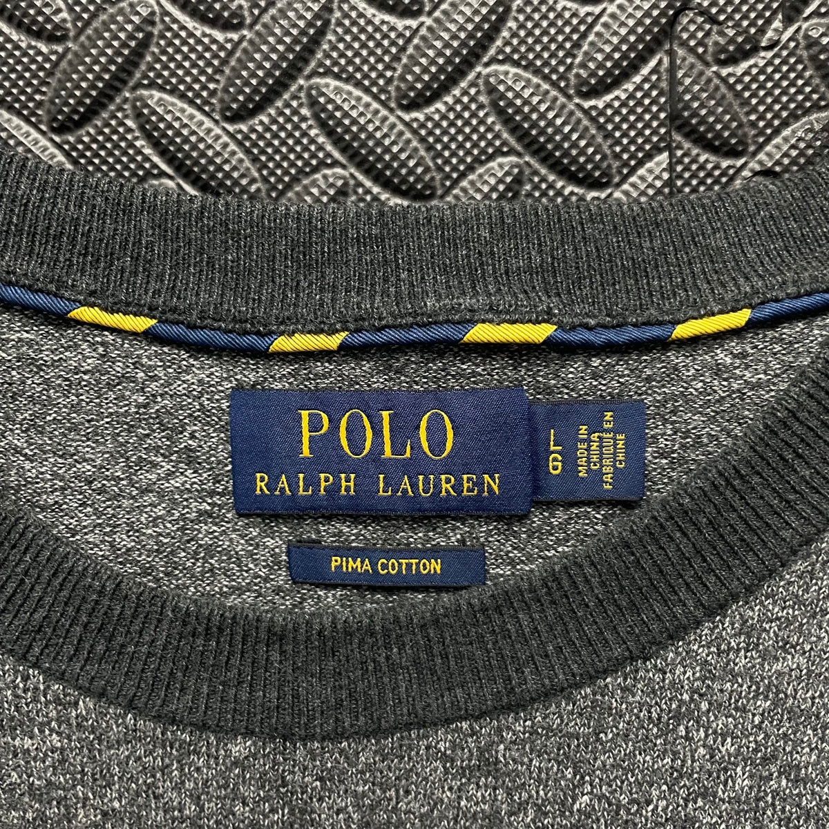 Ralph Lauren Grey Crewneck Jumper | Men’s Classic Fit L / 3776