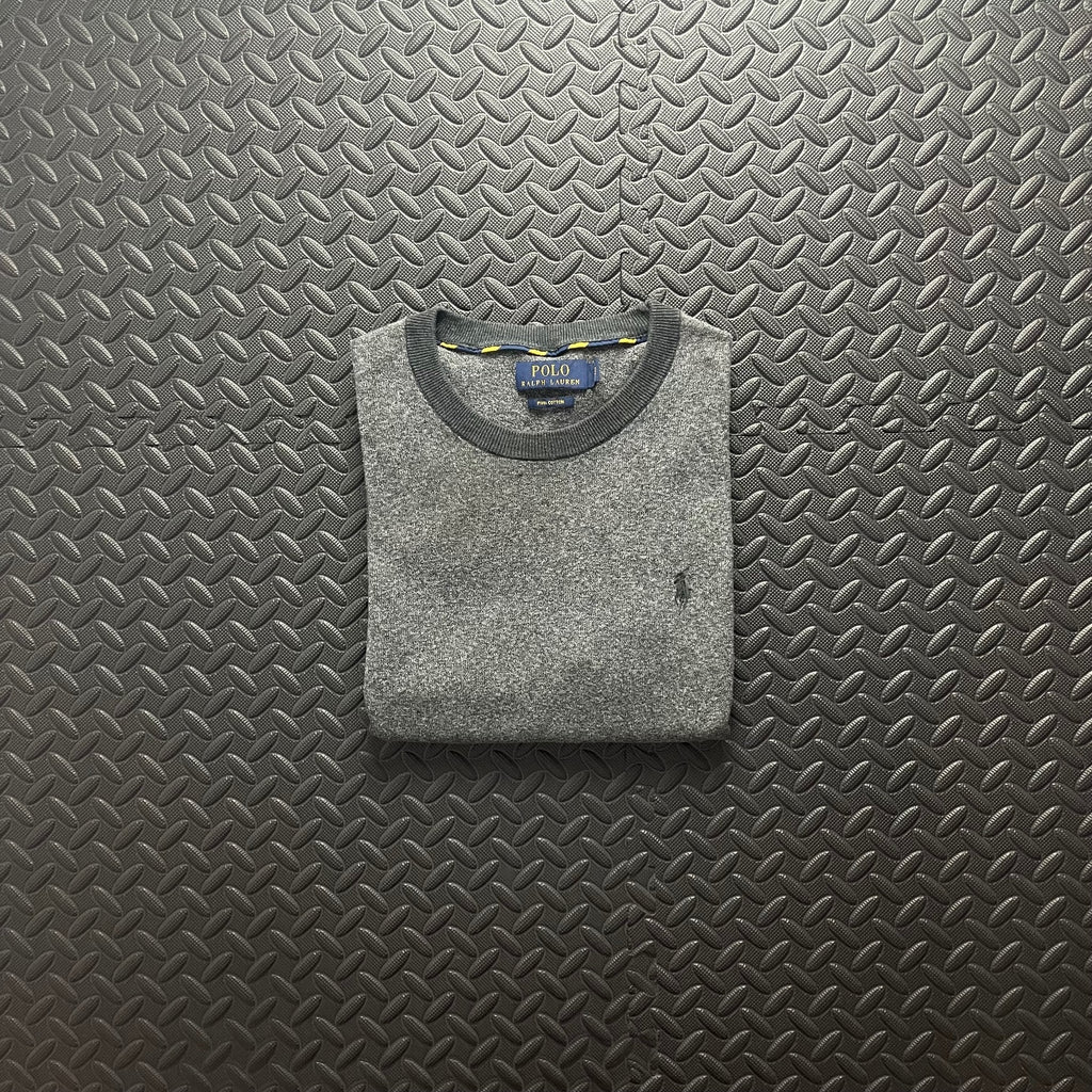 Ralph Lauren Grey Crewneck Jumper | Men’s Classic Fit S / 3764