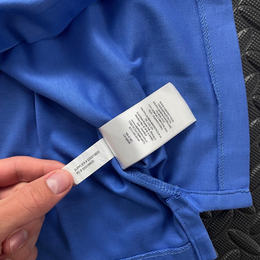 Ralph Lauren Blue Polo Shirt | Men’s Slim Fit M / 3707