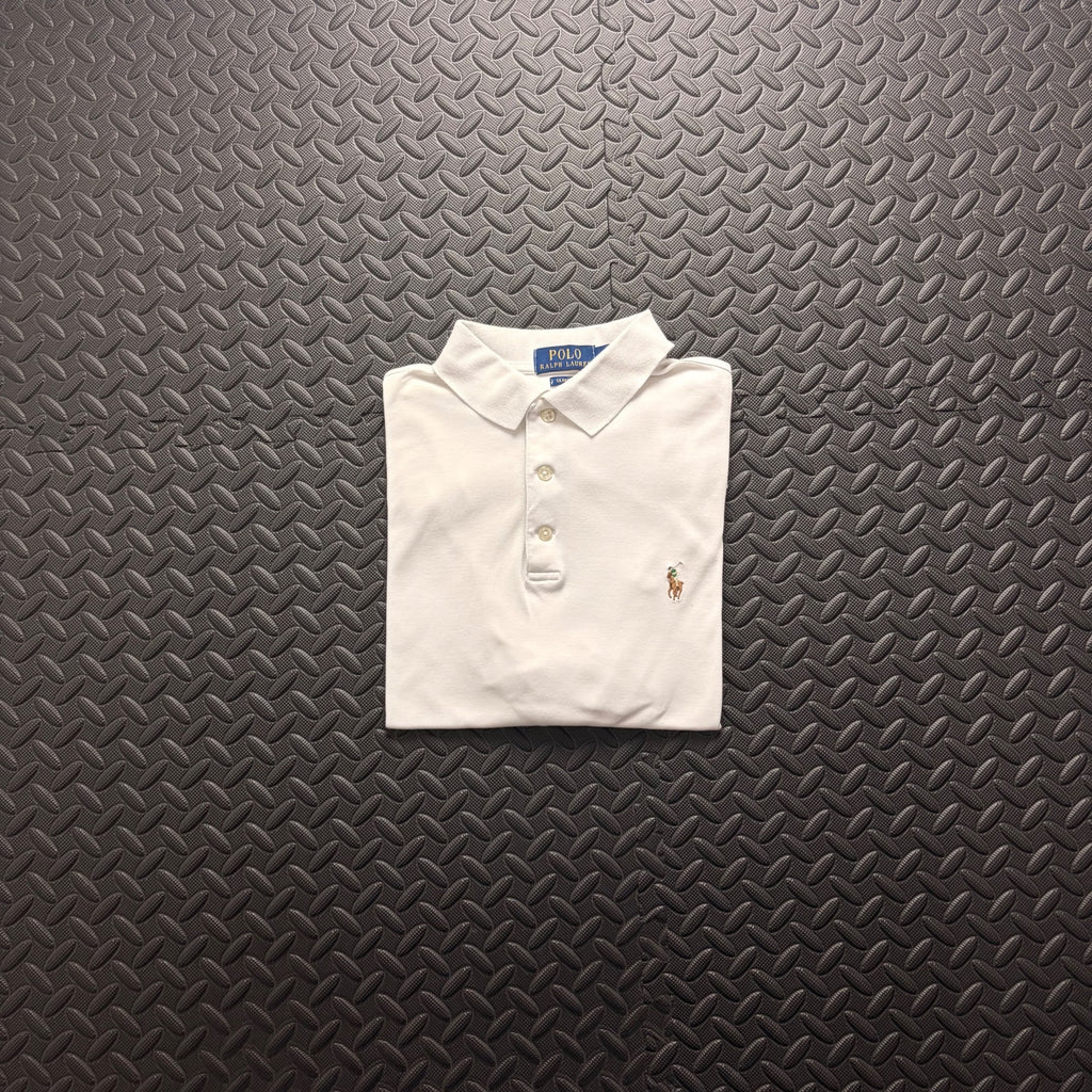 Ralph Lauren White Polo Shirt | Men’s Classic Fit S / 3803