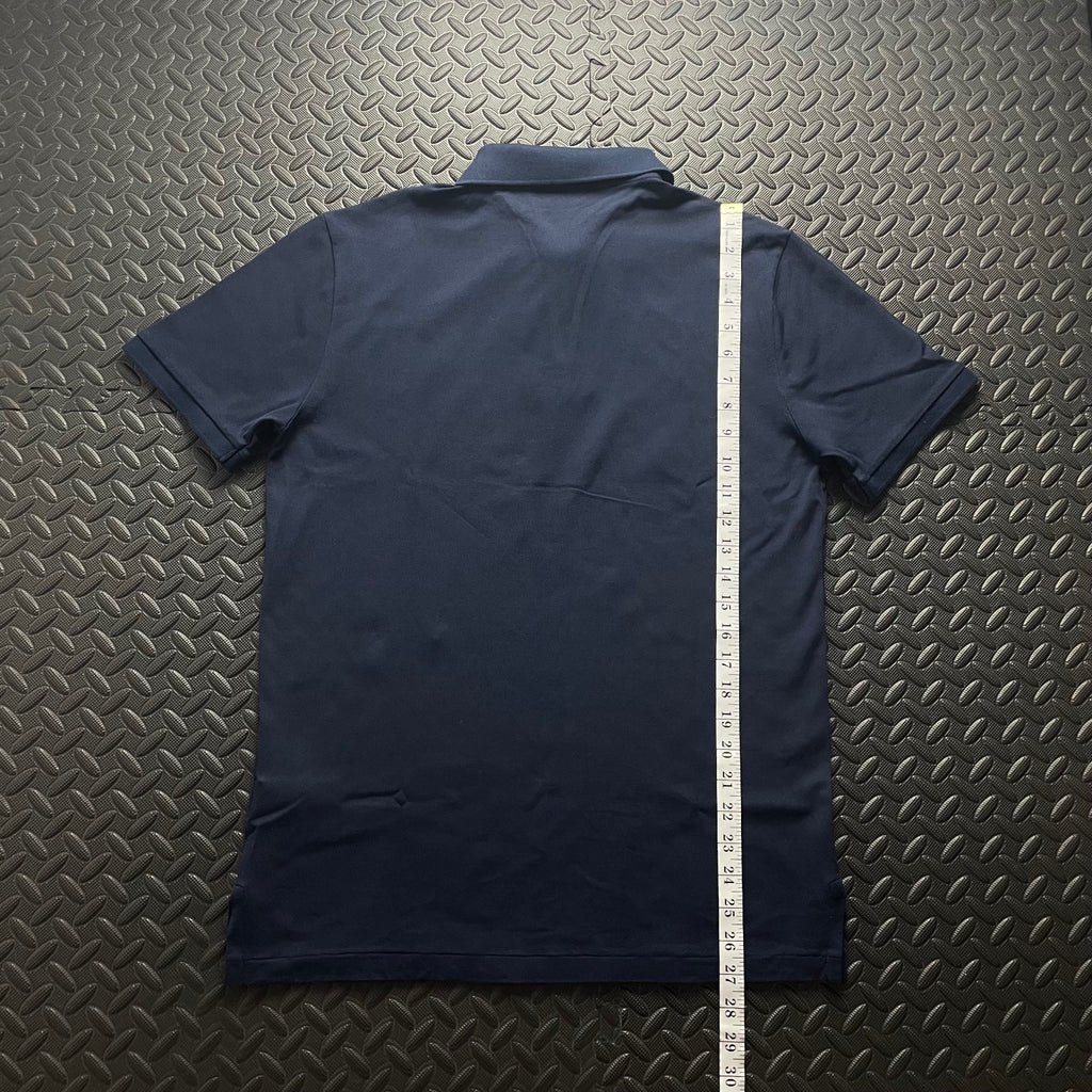 Ralph Lauren Navy 1/4 Zip Polo Shirt | Men’s Custom Slim Fit M / 3419