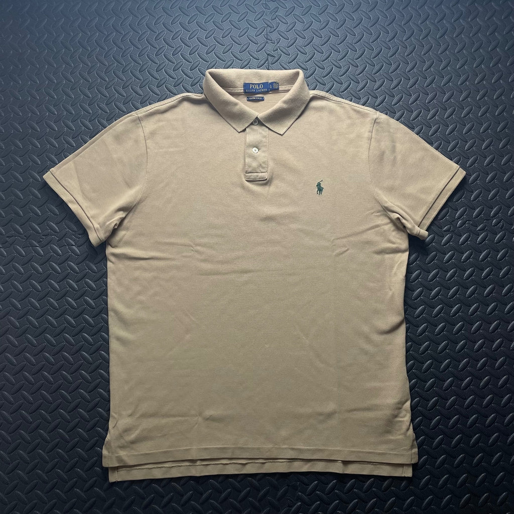 Ralph Lauren Brown Polo Shirt | Men’s Custom Slim Fit L / 3414
