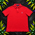 Ralph Lauren Coral Polo Shirt | Men’s Slim Fit M / 3806