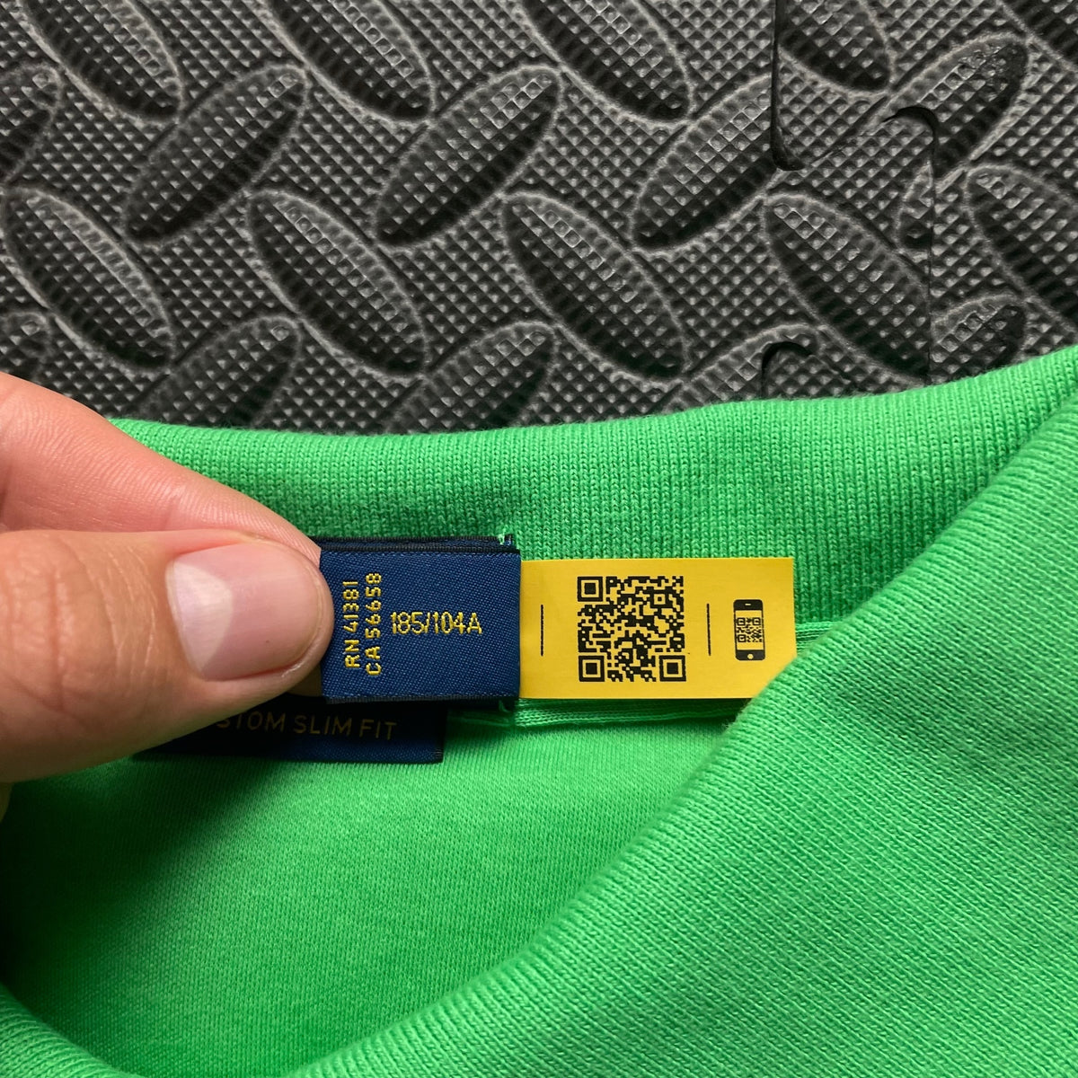 Ralph Lauren Green Polo Shirt | Men’s Custom Slim Fit XL / 3658
