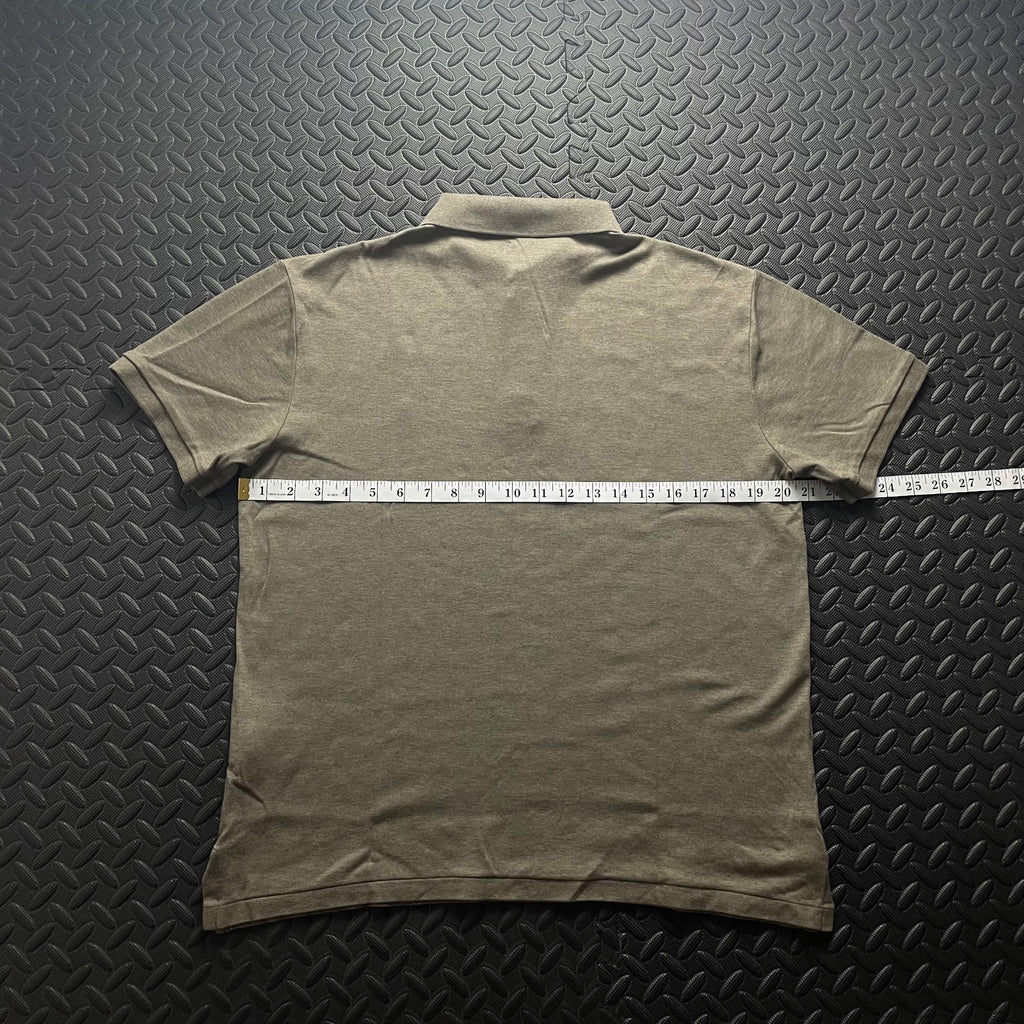 Ralph Lauren Brown Polo Shirt | Men’s Slim Fit L / 3416