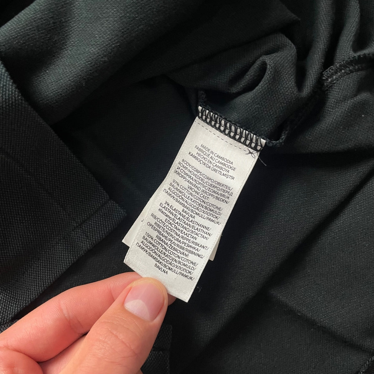 Ralph Lauren Black 1/4 Zip Polo Shirt | Men’s Slim Fit L / 3751