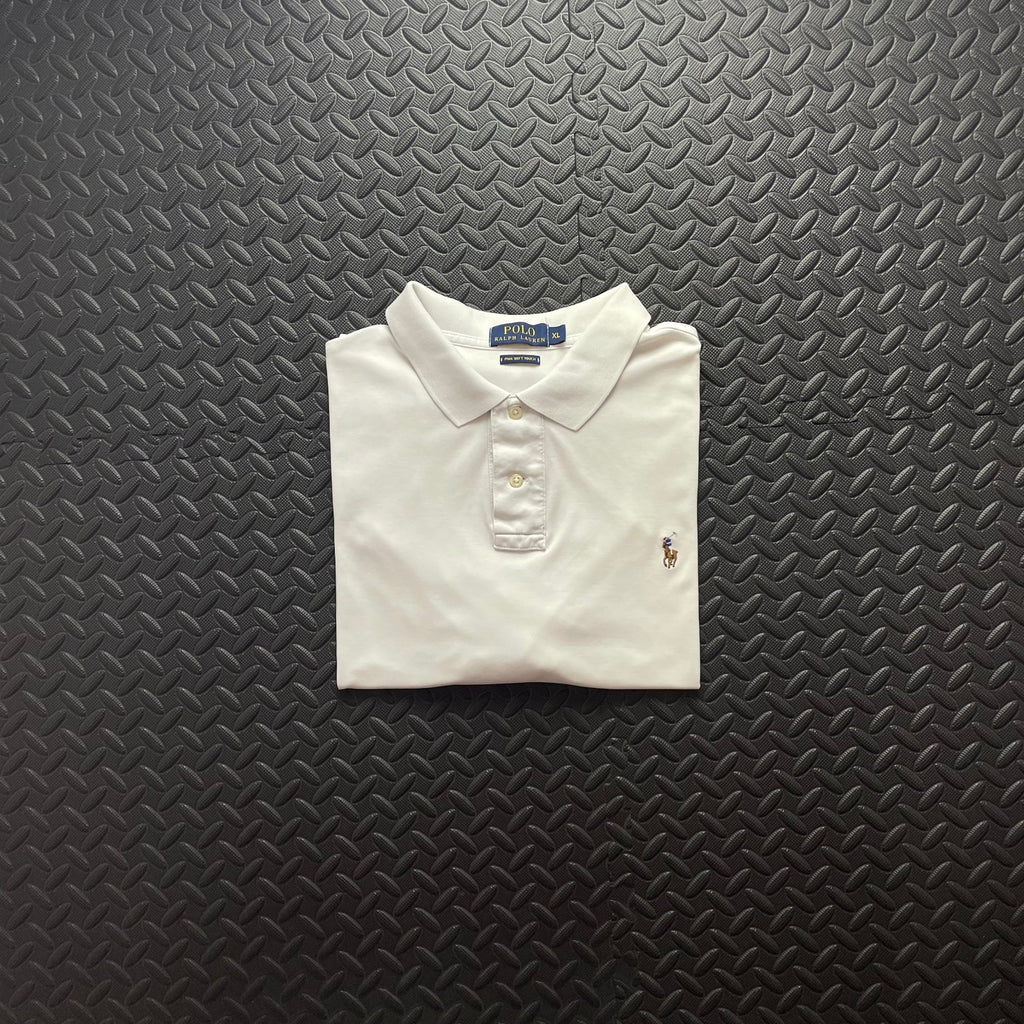 Ralph Lauren White Polo Shirt | Men’s Classic Fit XL / 3722