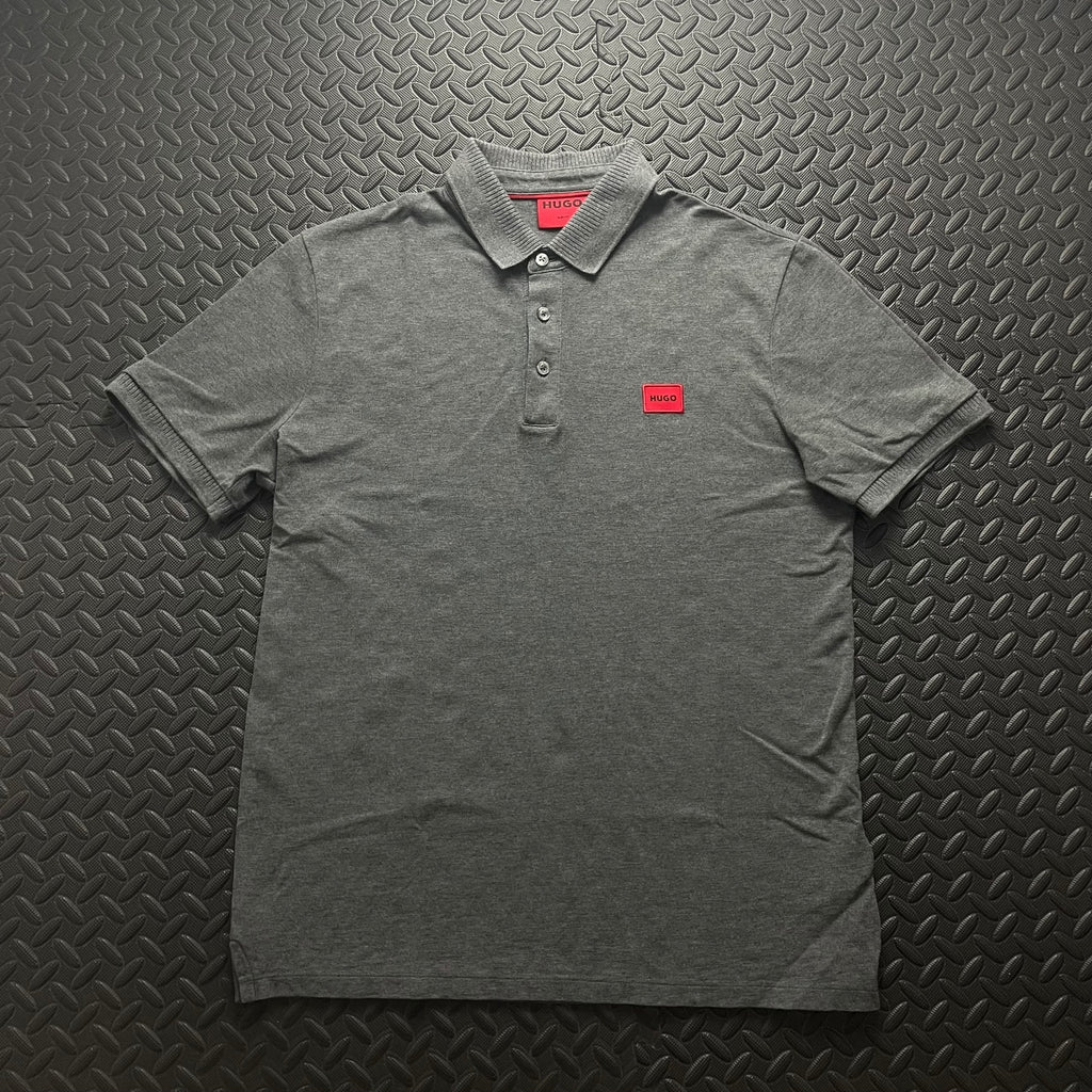 Hugo Boss Grey Polo Shirt | Men’s Slim Fit M / 3428