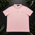 Ralph Lauren Pink Polo Shirt | Men’s Slim Fit XXL / 3858