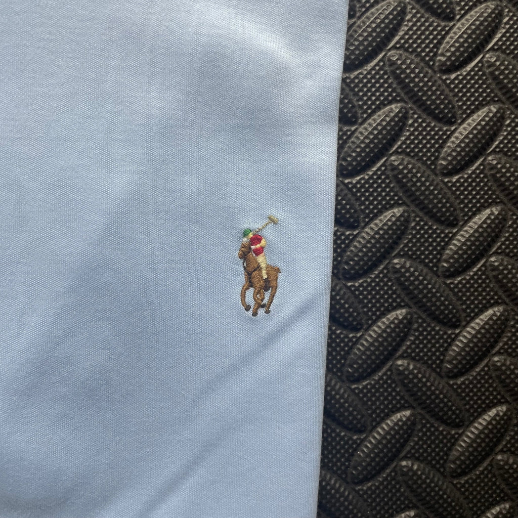 Ralph Lauren Light Blue Polo Shirt | Men’s Slim Fit M / 3400