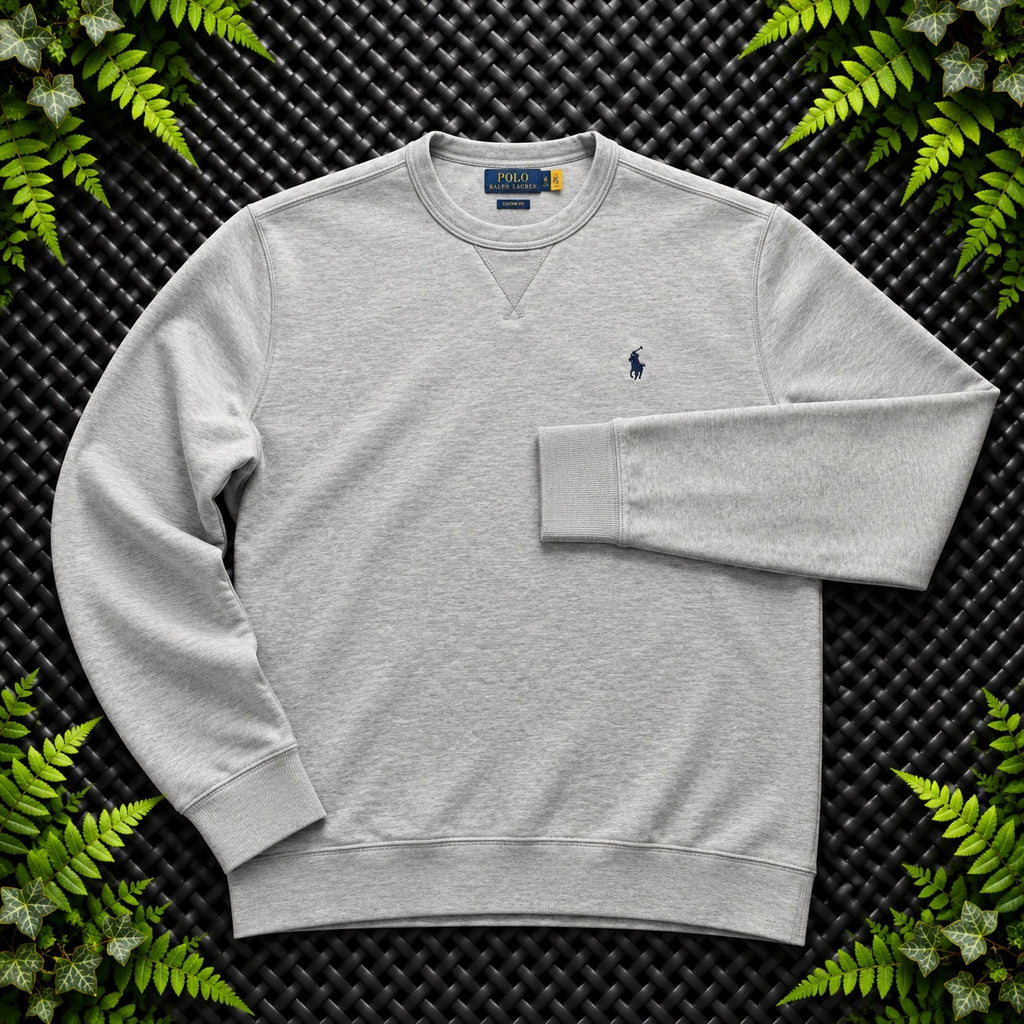 Ralph Lauren Grey Crewneck Sweatshirt | Men’s Classic Fit M / 3736